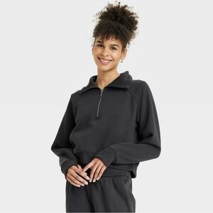 Women's Fleece Half Zip Pullover Sweatshirt - All In Motion XL